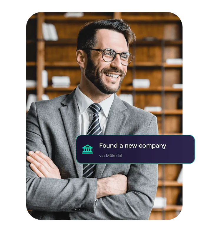 Company formation via Mükellef in RUUT app